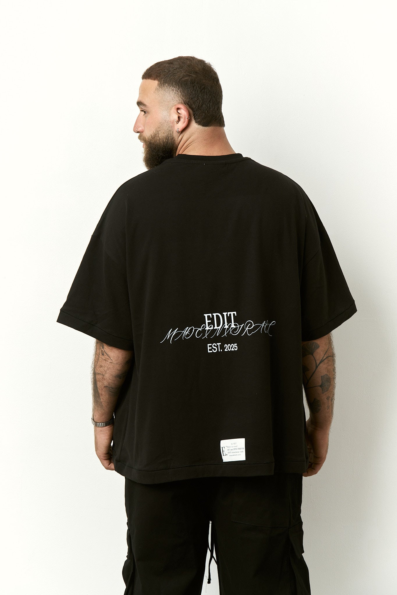 חולצת אוברסייז דגם - חותמת