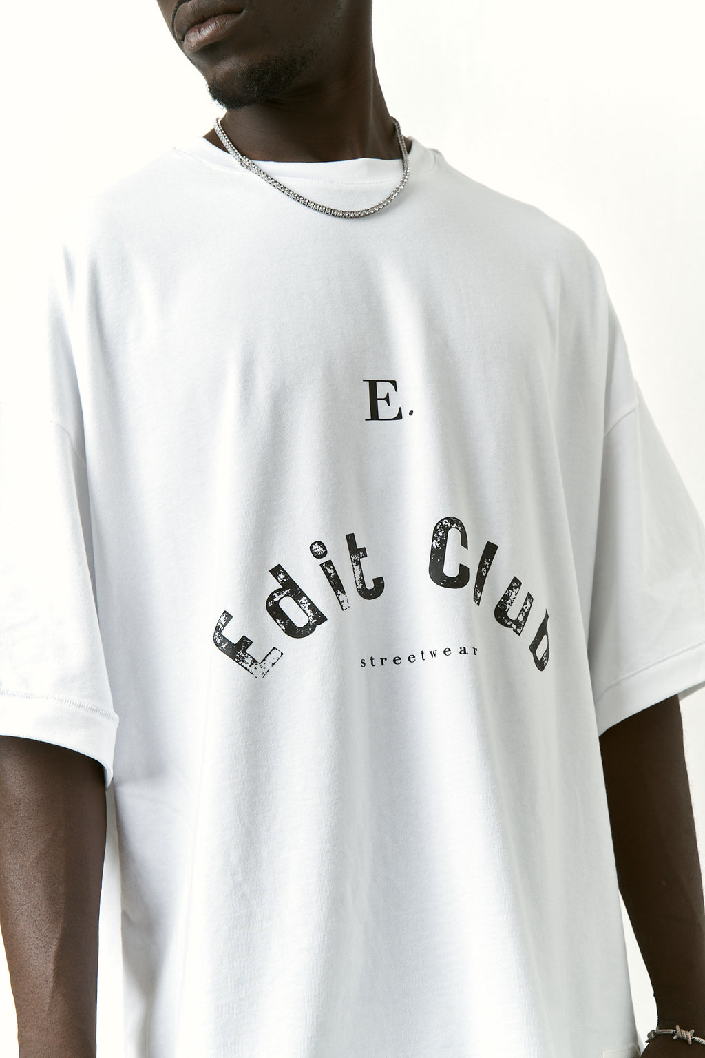 חולצת אוברסייז דגם - EDIT CLUB