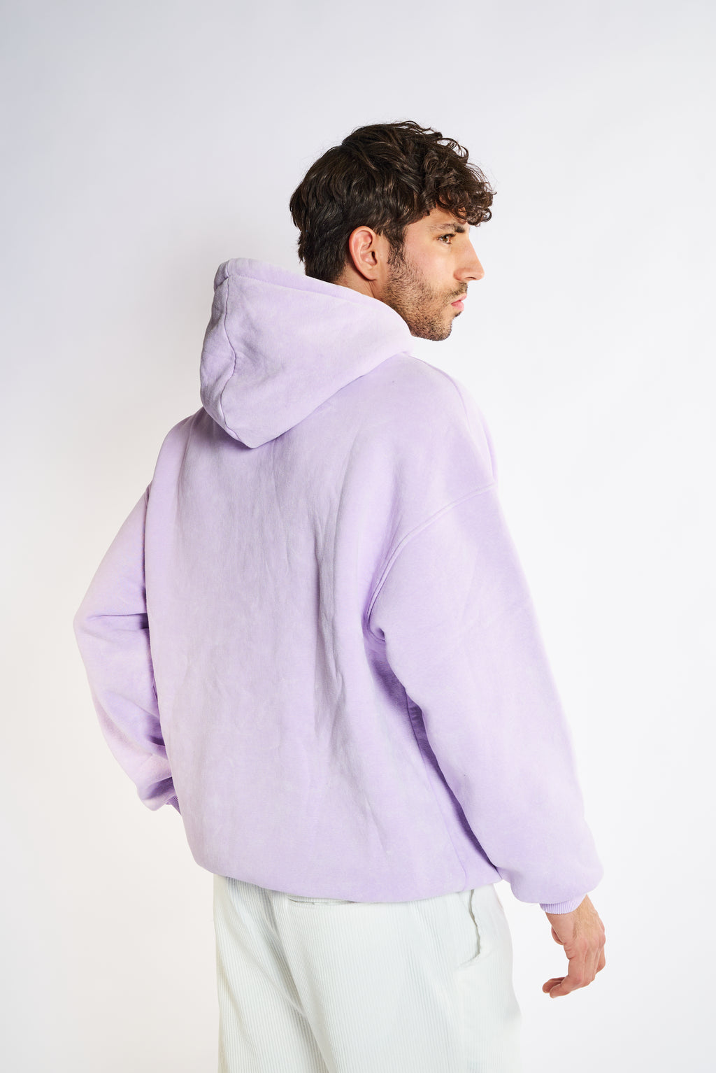 פוטר באגי סגול במראה שפשוף עדין