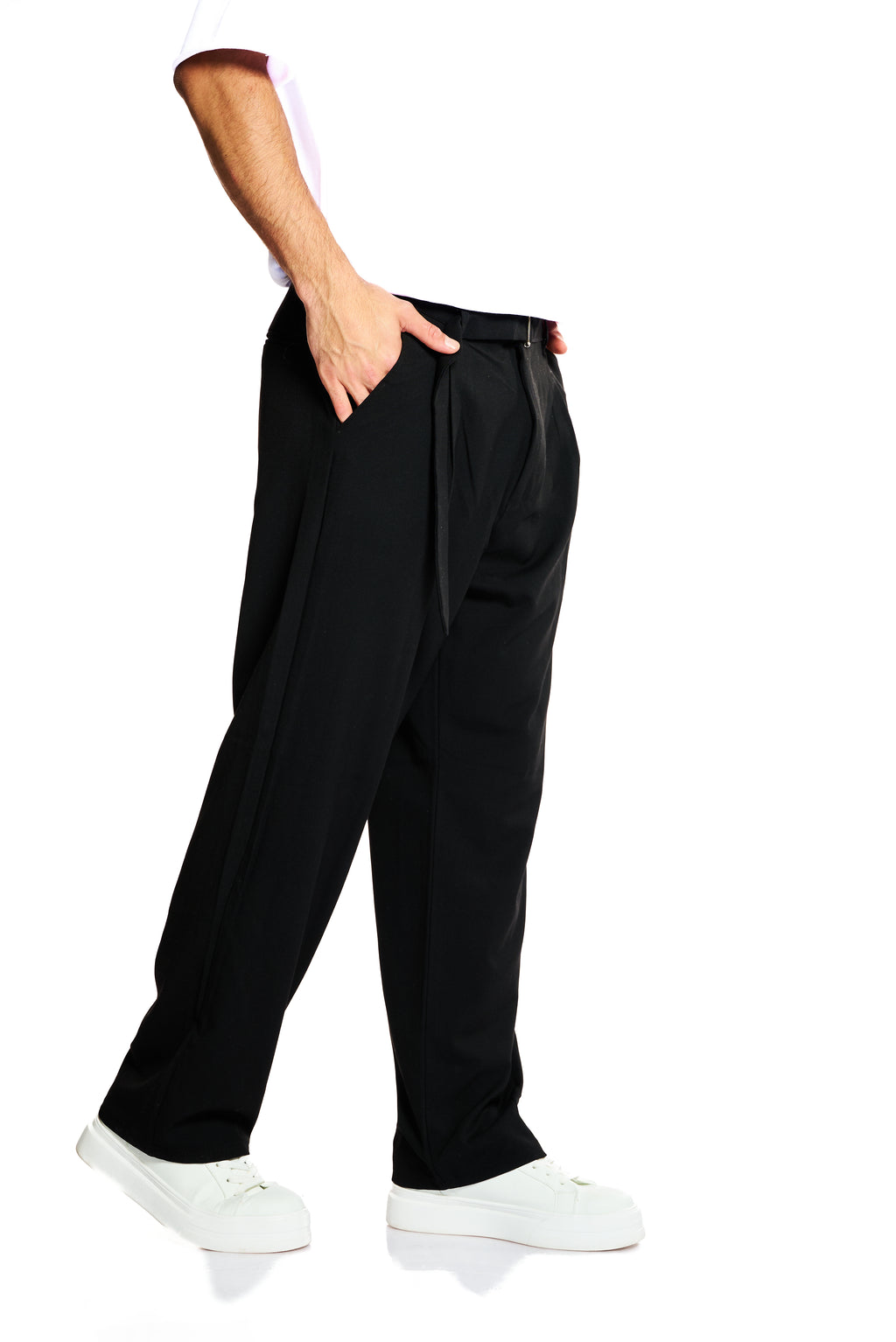 מכנס אלגנט מחוייט שחור