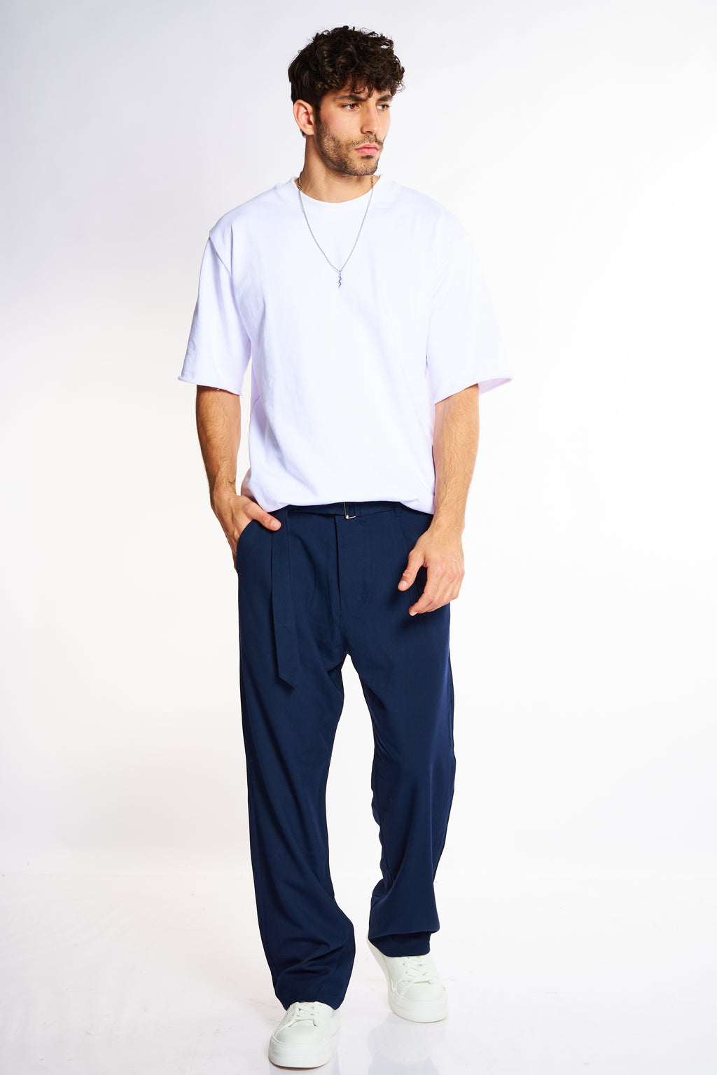 מכנס אלגנט מחוייט כחול