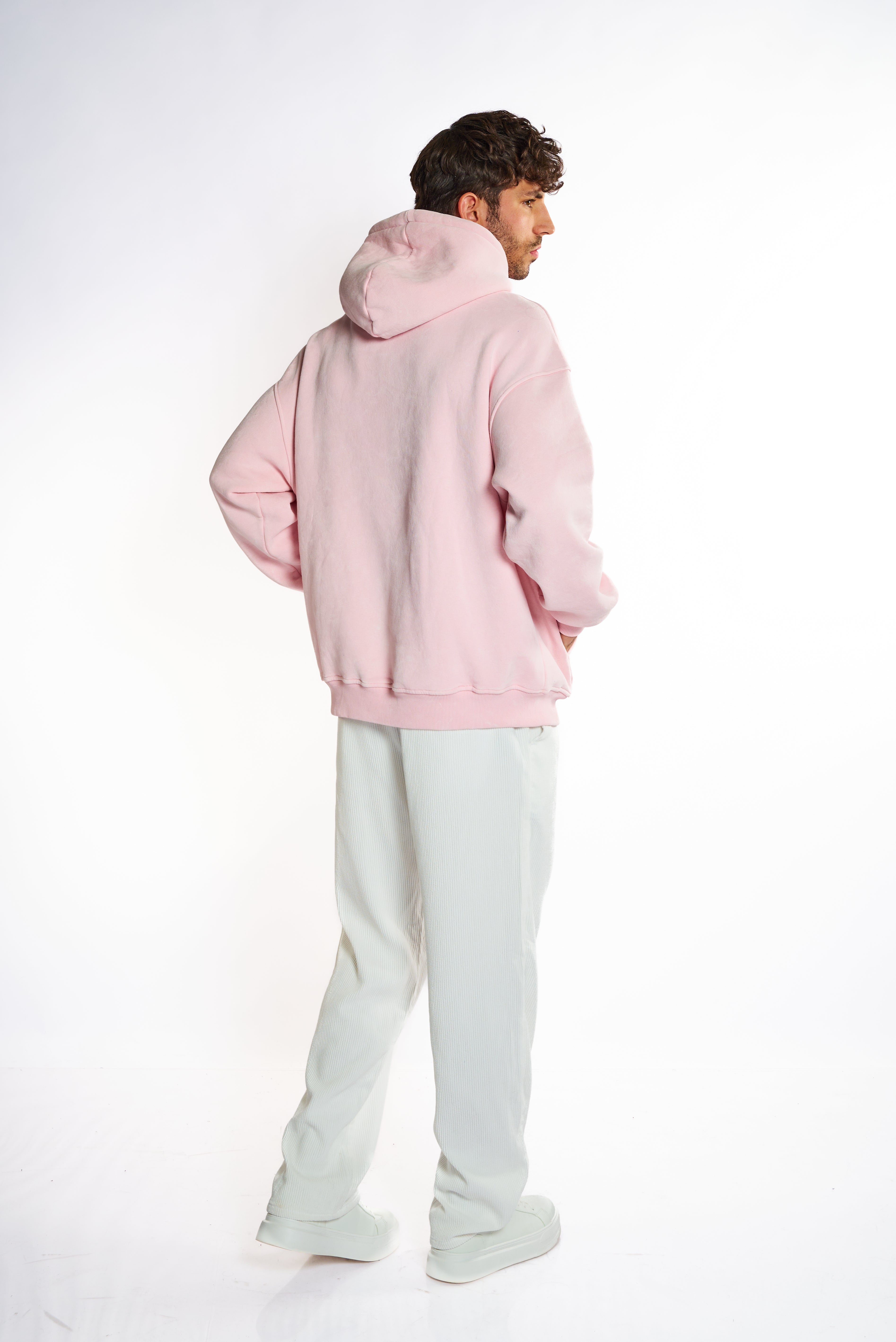 פוטר באגי ורוד במראה שפשוף עדין