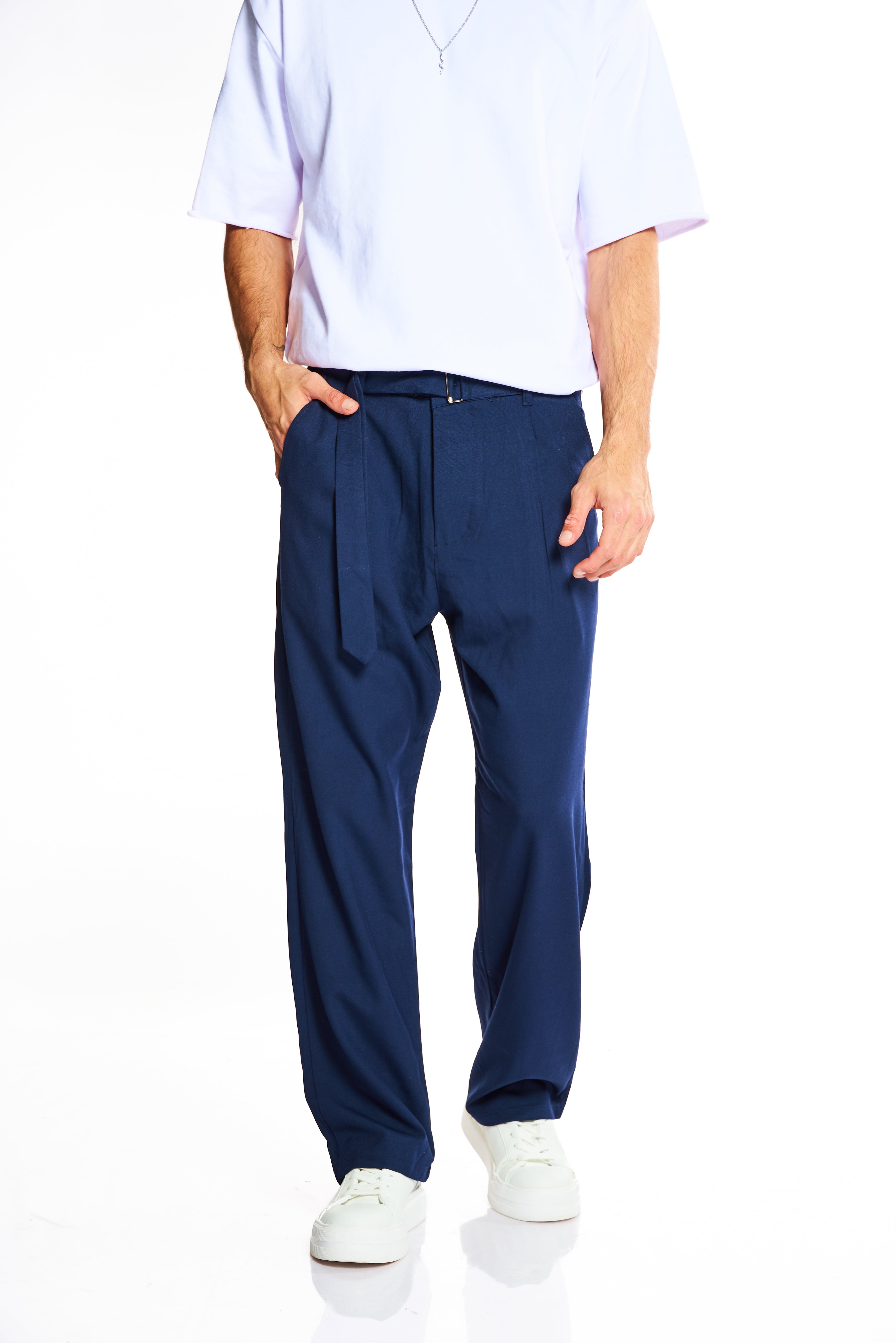 מכנס אלגנט מחוייט כחול