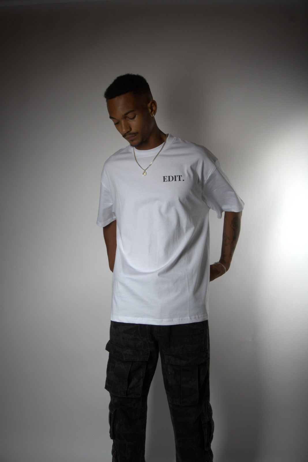 אדיט בייסיק טי שירט- לבן