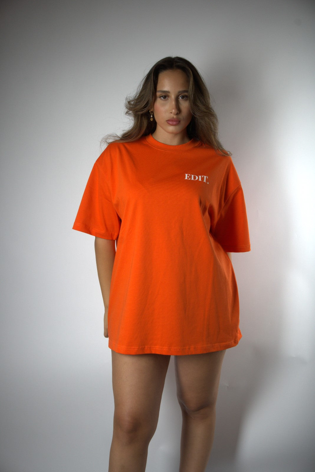 אדיט בייסיק טי שירט - כתומה