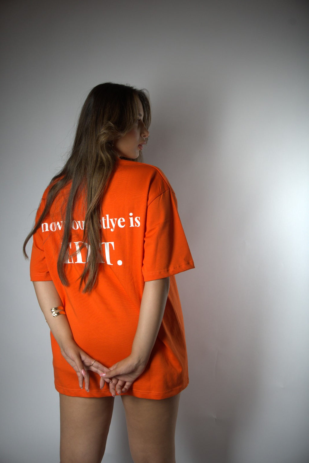 אדיט בייסיק טי שירט - כתומה