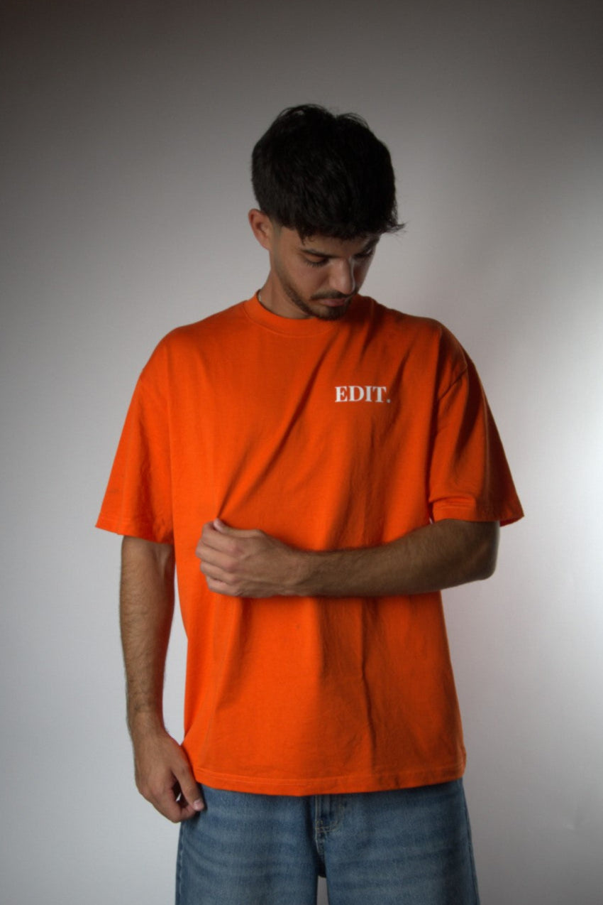 אדיט בייסיק טי שירט - כתומה